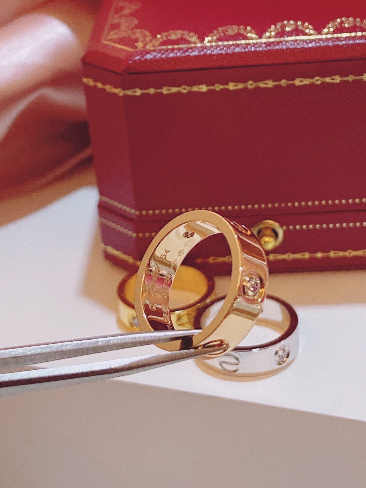 [Marins]Three-Diamond Ring