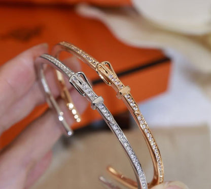 [Marins]DIAMOND-ENCRUSTED BRACELET THREE COLORS