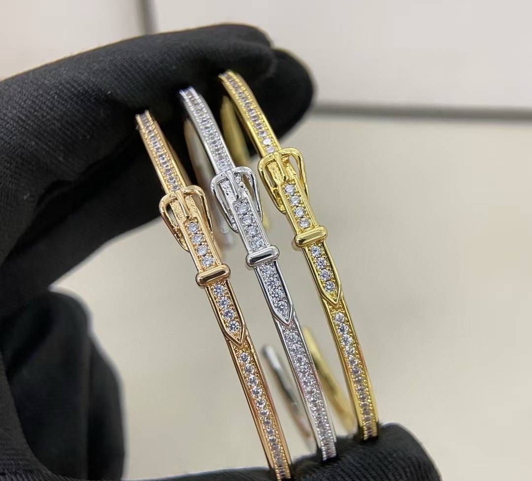 [Marins]DIAMOND-ENCRUSTED BRACELET THREE COLORS