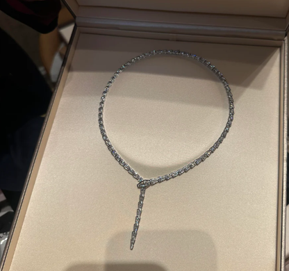 [Marins]NEW！SERPENT DIAMOND NECKLACE