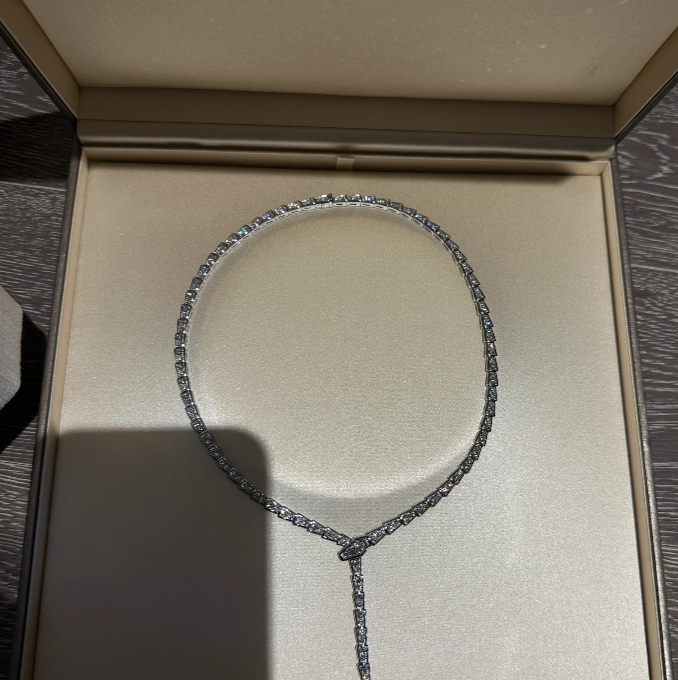 [Marins]NEW！SERPENT DIAMOND NECKLACE