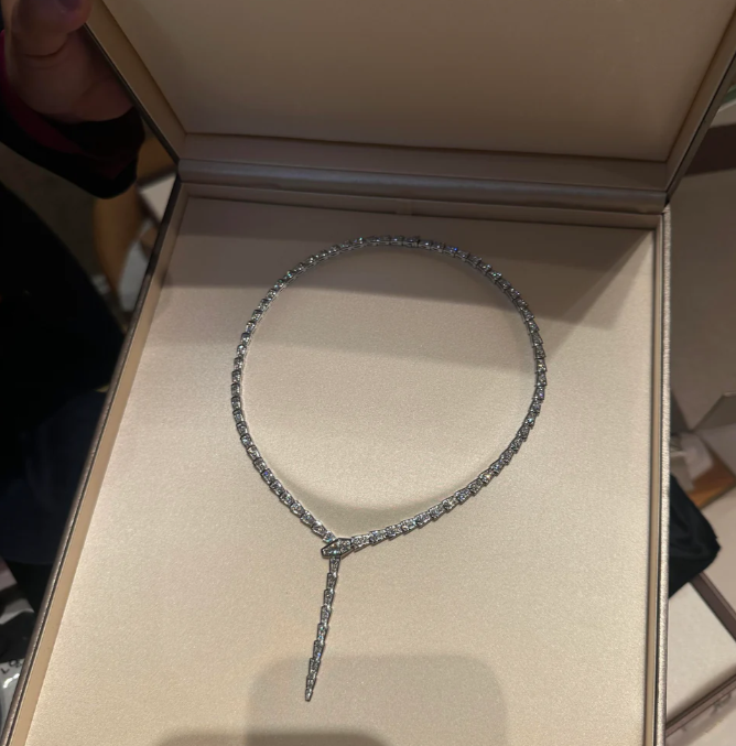 [Marins]NEW！SERPENT DIAMOND NECKLACE