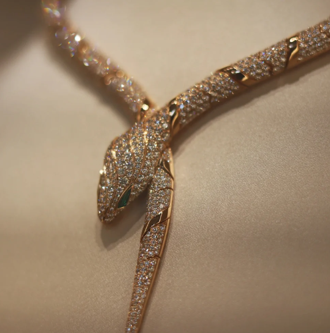 [Marins]HAUTE COUTURE GOLD SERPENTI NECKLACE