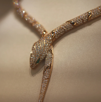 [Marins]HAUTE COUTURE GOLD SERPENTI NECKLACE