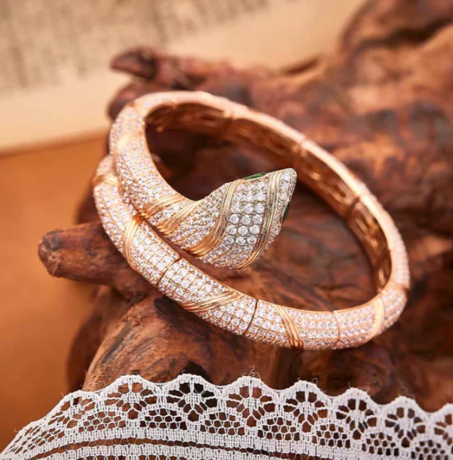 [Marins]HAUTE COUTURE GOLD SERPENTI BRACELET