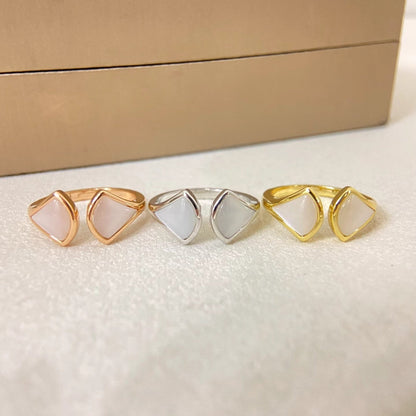 [Marins]DOUBLE SKIRT PATTERN OPEN RING