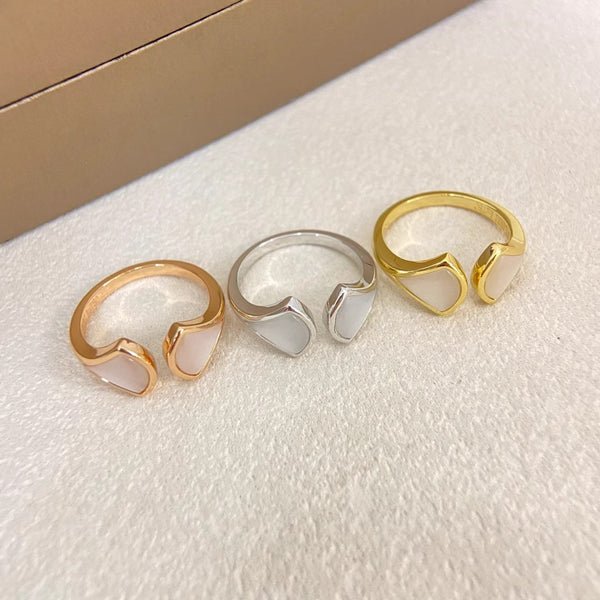[Marins]DOUBLE SKIRT PATTERN OPEN RING