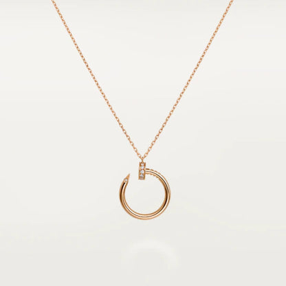 [Marins]JUSTE NECKLACE PINK GOLD