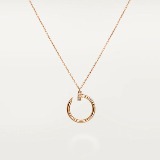 [Marins]JUSTE NECKLACE PINK GOLD