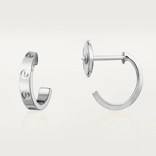 [Marins]LOVE EARRINGS 2.65MM SILVER