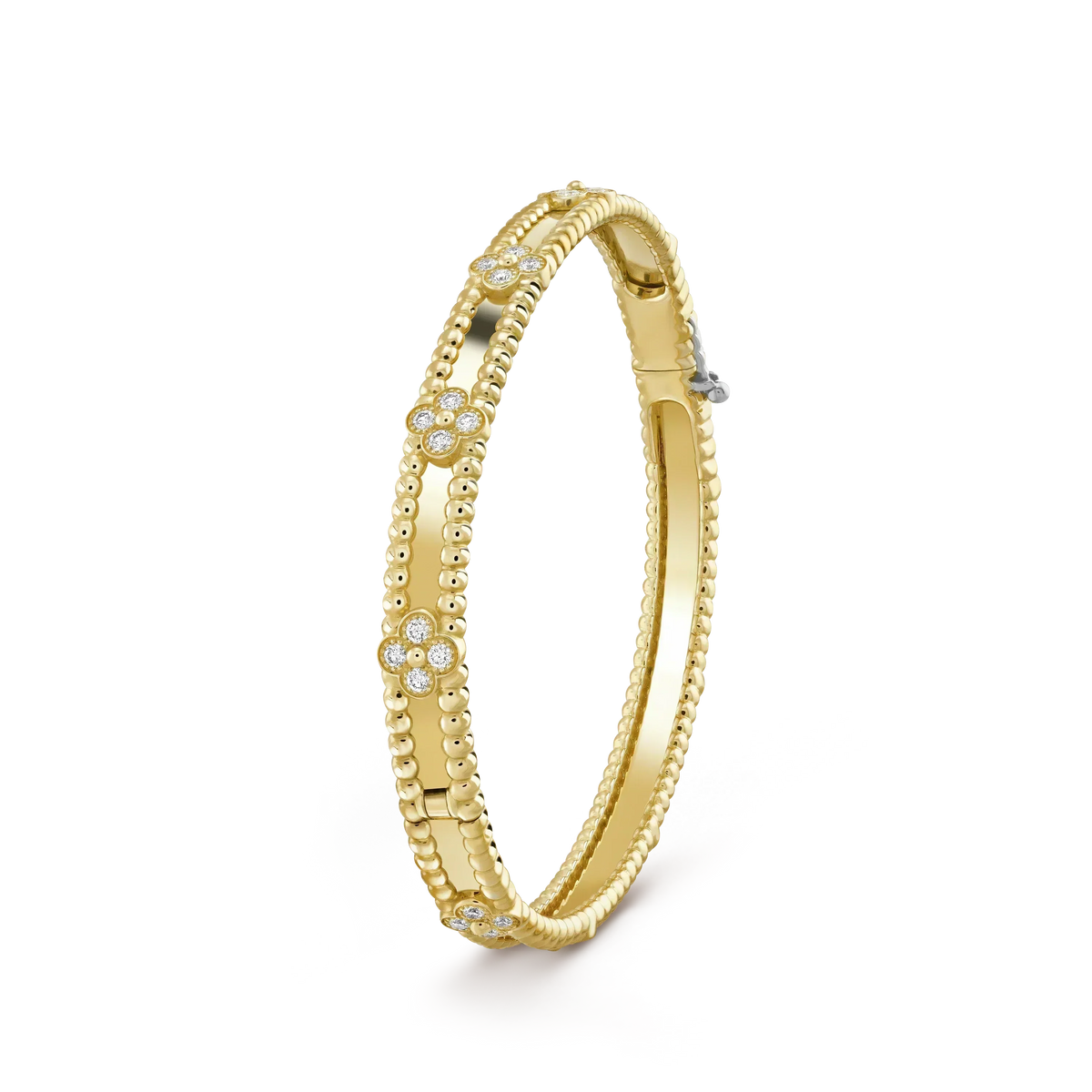[Marins]CLOVER BRACELET 4MM DIAMONDS