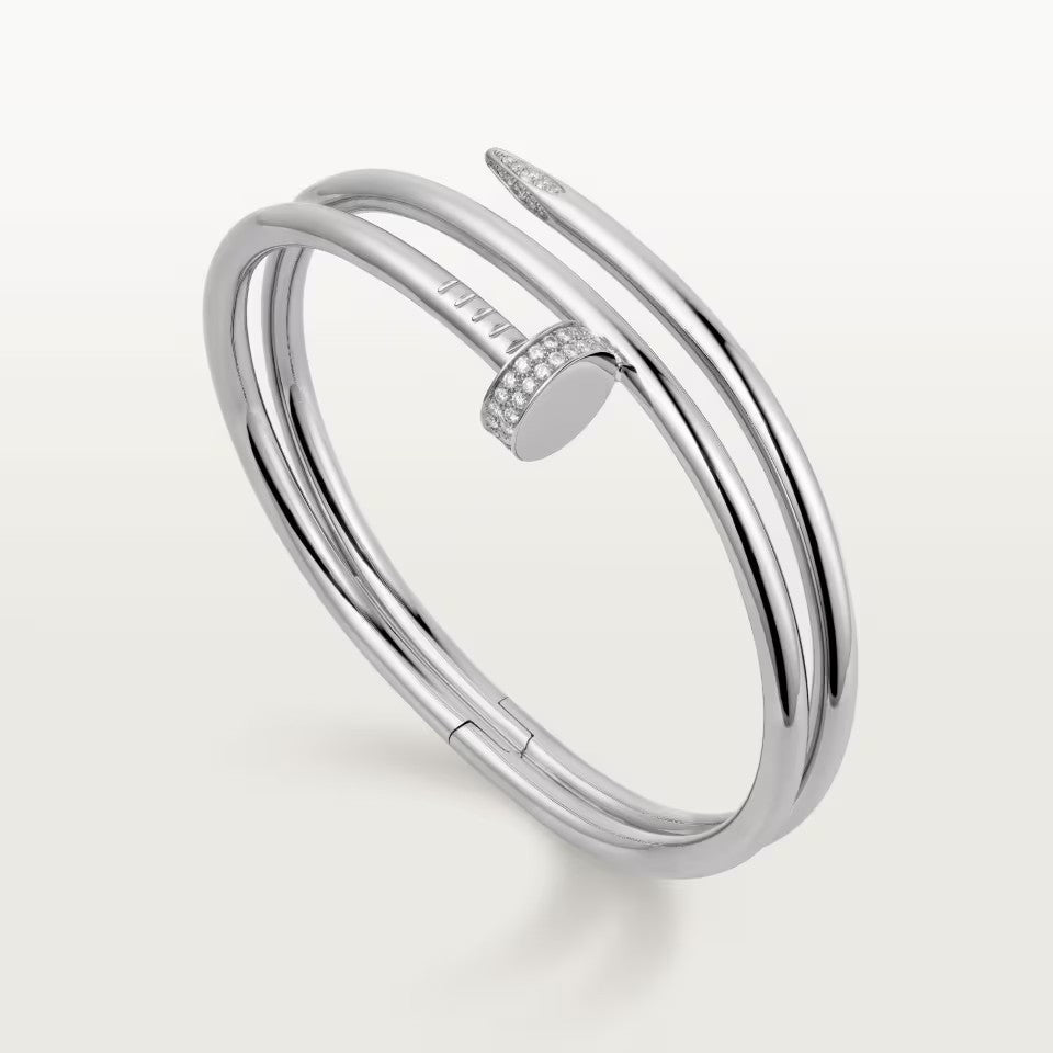 [Marins]JUSTE BRACELET 3.5MM DOUBLE ROW DIAMOND