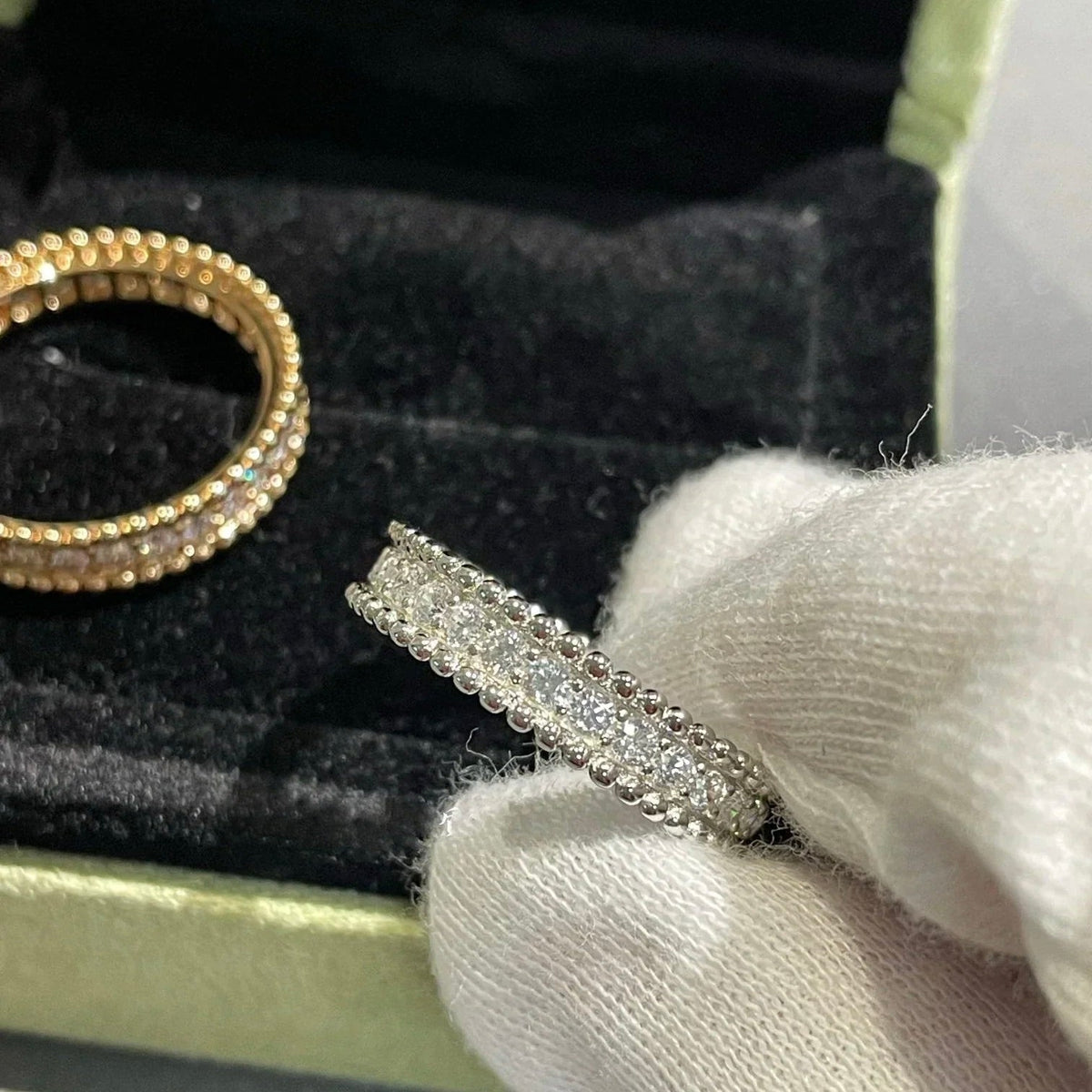 [Marins]PERLEE DIAMOND ROSE GOLD RING