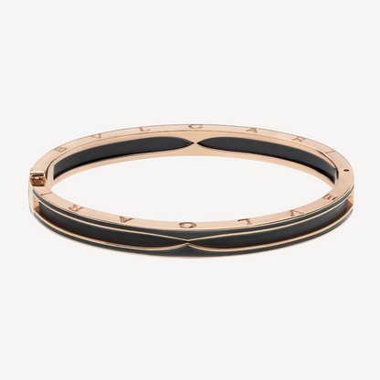[Marins]ZERO 1 PINK GOLD WITH MATTE BLACK CERAMIC BRACELET