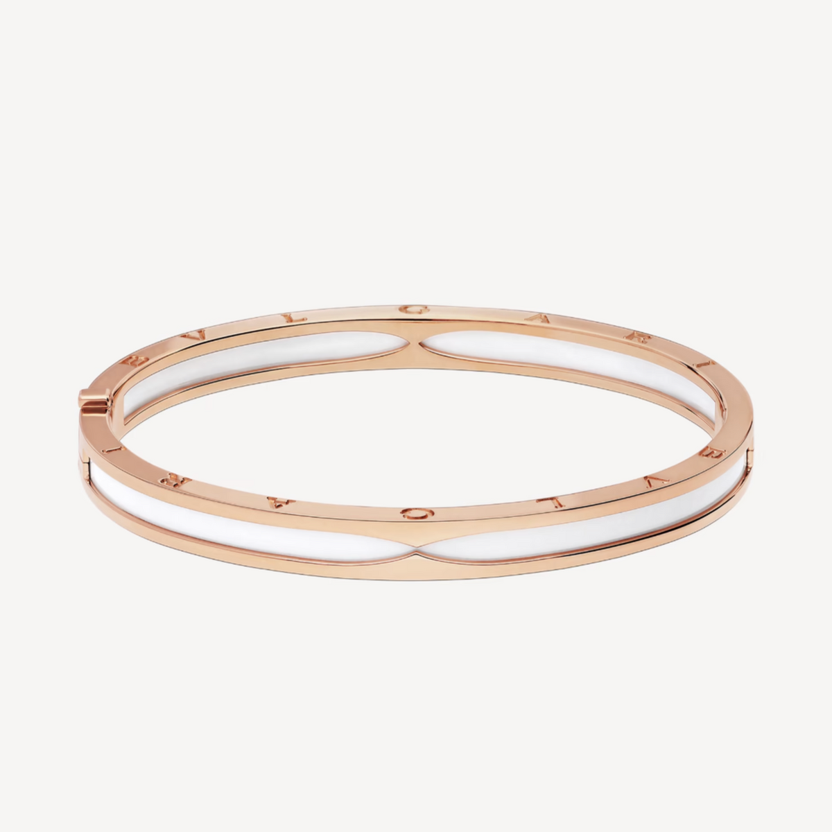[Marins]ZERO 1 PINK GOLD WITH WHITE CERAMIC BRACELET