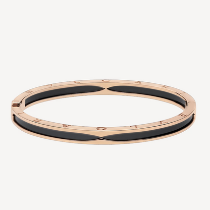 [Marins]ZERO 1 PINK GOLD WITH BLACK CERAMIC BRACELET