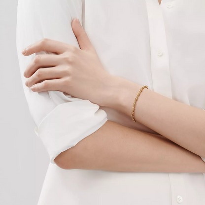 [Marins]HARDWEAR MICRO LINK 44 MOTIF GOLD BRACELET