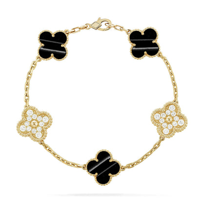 [Marins] CLOVER 5 MOTIF PULSAR STONE BRACELET COLLECTION