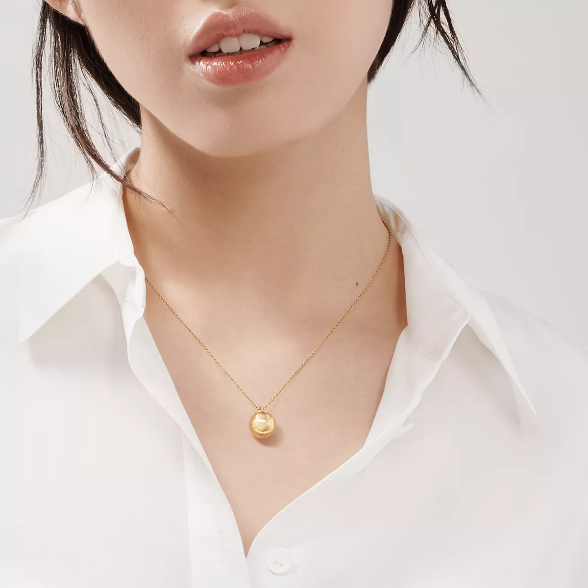 [Marins]BALL PENDANT 12.75MM NECKLACE