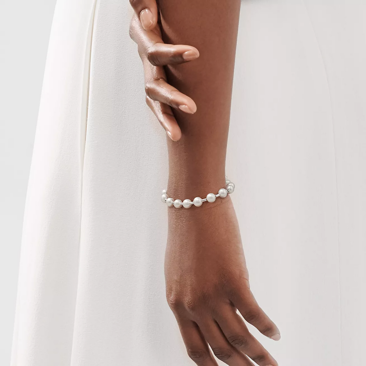 [Marins]PEARL 7-8MM SILVER BRACELET