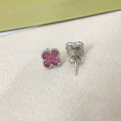 [Marins]2026 NEW MINI CLOVER 1 MOTIF  BUBBLE PINK ENAMEL