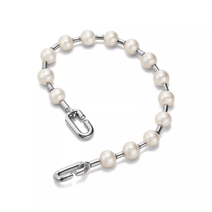 [Marins]PEARL 7-8MM SILVER BRACELET