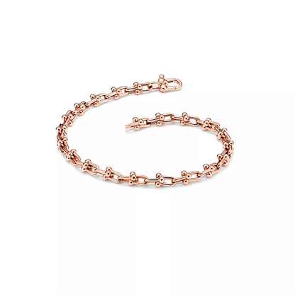 [Marins]HARDWEAR MICRO LINK 44 MOTIF PINK GOLD BRACELET