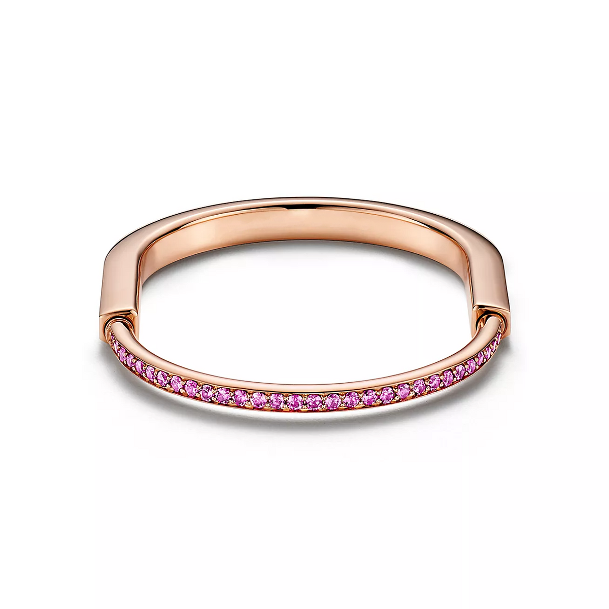 [Marins]LOCK BRACELET ROSE DIAMOND PINK GOLD