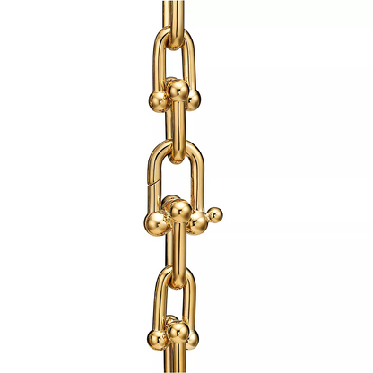 [Marins]HARDWEAR MEDIUM LINK 20 MOTIF GOLD BRACELET