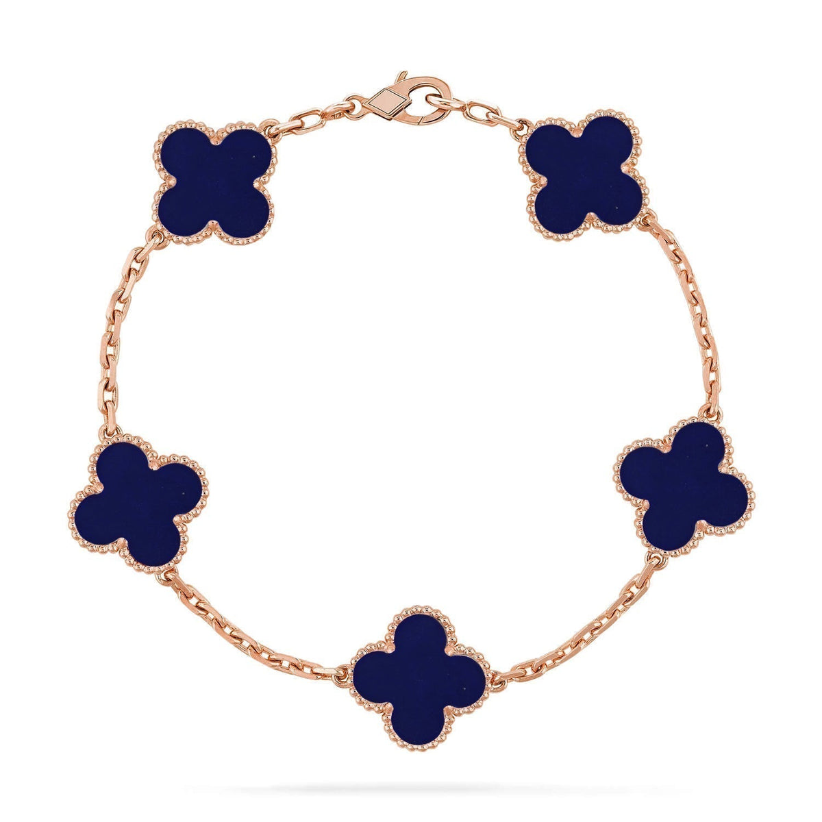 [Marins]CLOVER 5 MOTIF LAPIS LAZULI BRACELET COLLECTION