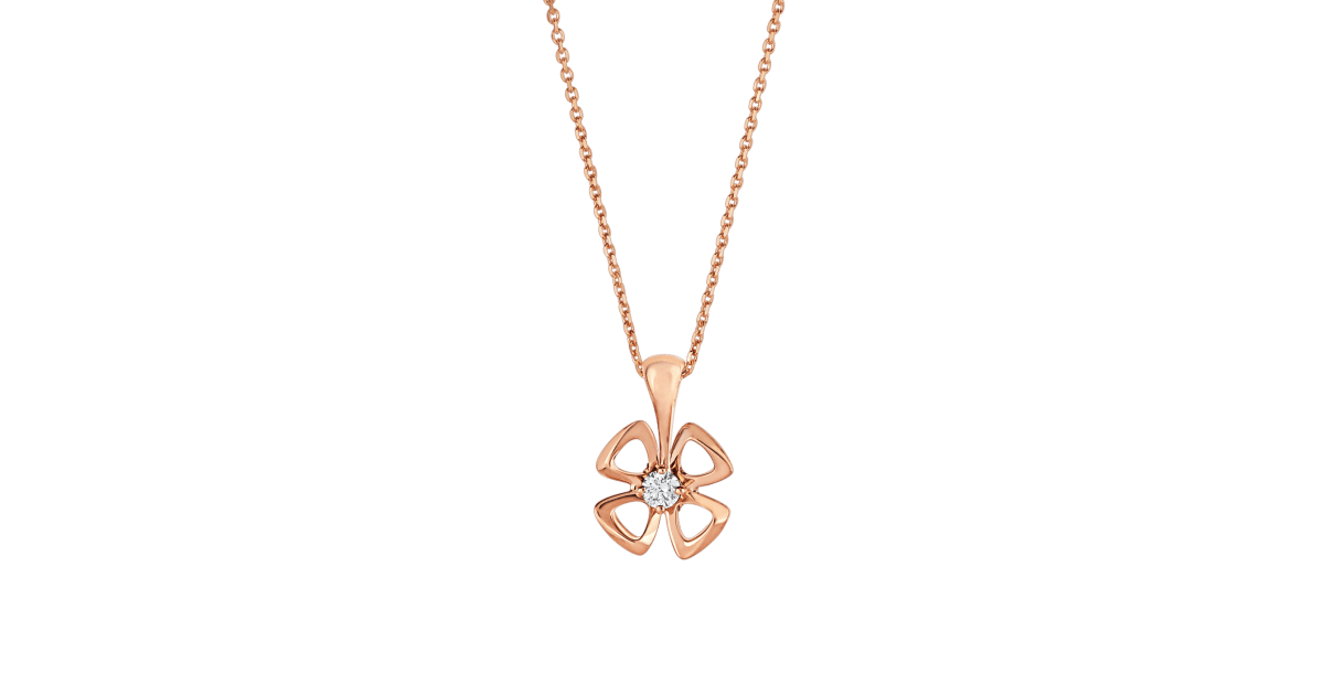 [Marins]FIOREVER NECKLACE DIAMOND CENTER