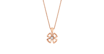 [Marins]FIOREVER NECKLACE DIAMOND CENTER