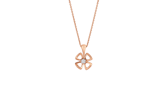 [Marins]FIOREVER NECKLACE DIAMOND CENTER