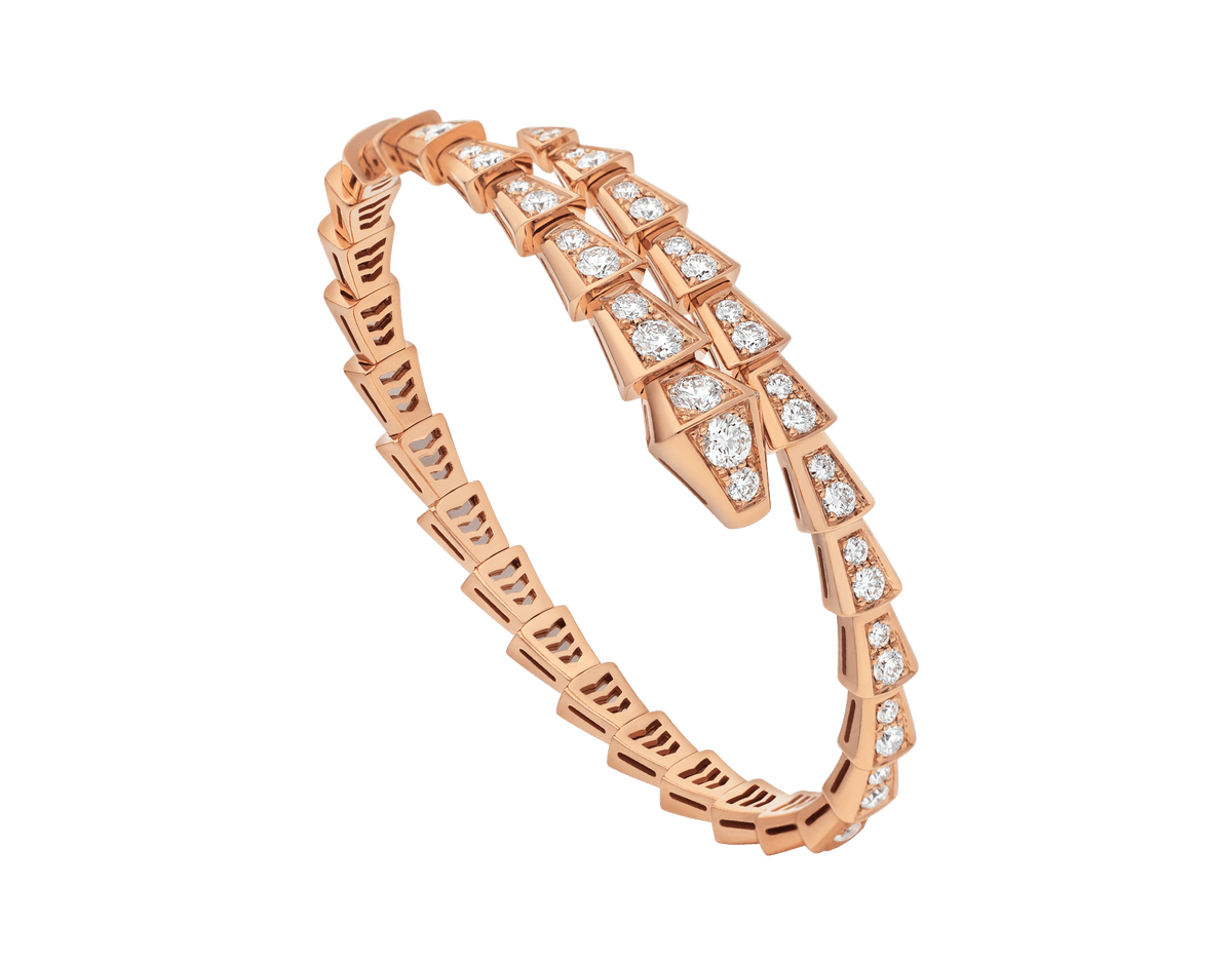 [Marins]SERPENTI BRACELET 6.8MM PINK GOLD DIAMOND