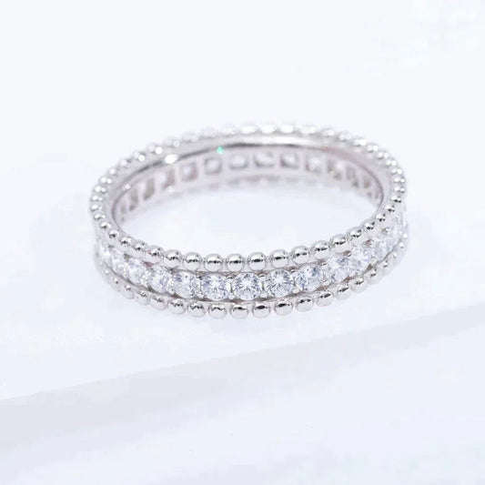 [Marins]PERLEE DIAMOND SILVER RING