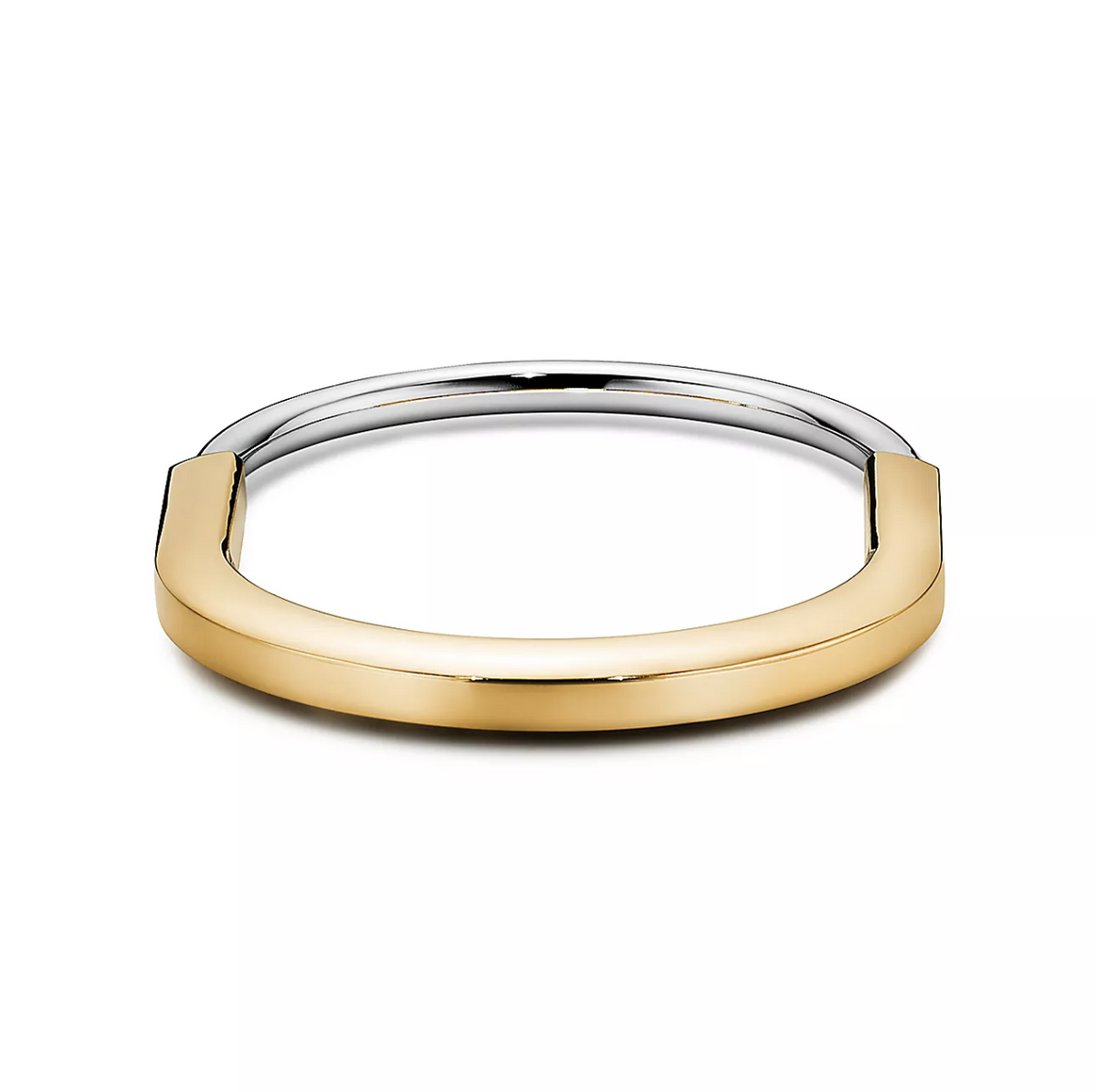[Marins]LOCK BRACELET YELLOW AND WHITE GOLD