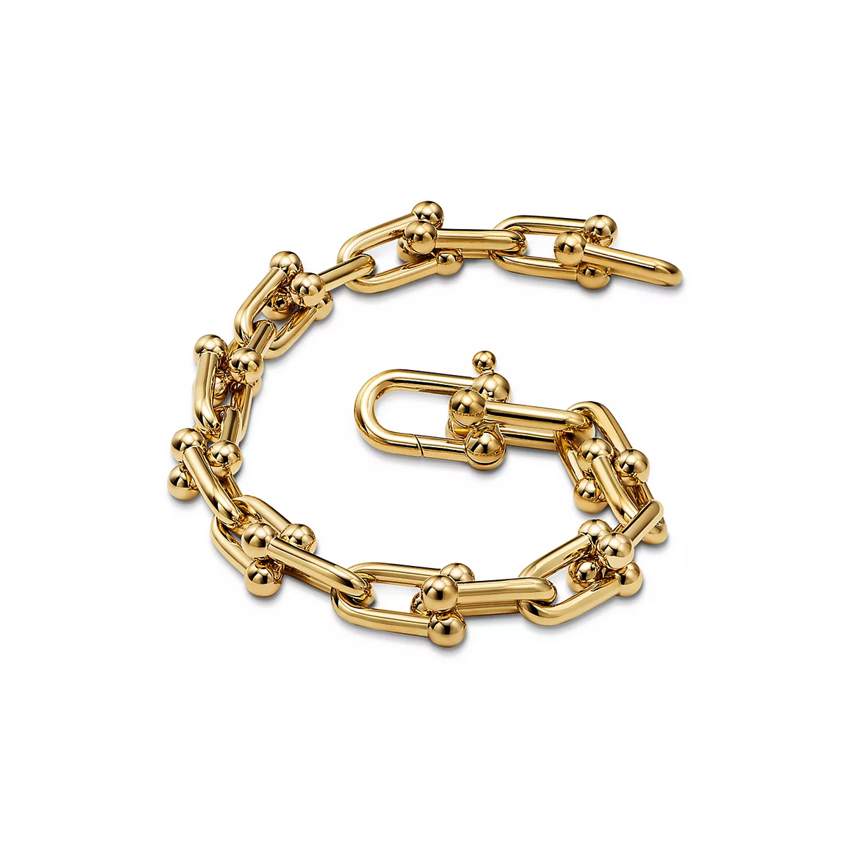 [Marins]HARDWEAR MEDIUM LINK 20 MOTIF GOLD BRACELET