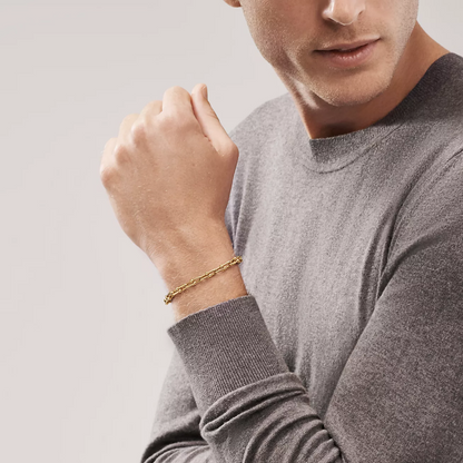 [Marins]HARDWEAR SMALL LINK 26 MOTIF GOLD BRACELET