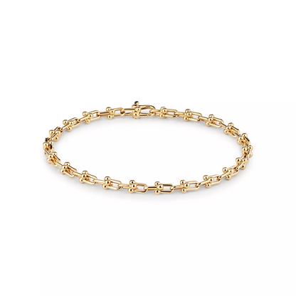 [Marins]HARDWEAR MICRO LINK 44 MOTIF GOLD BRACELET