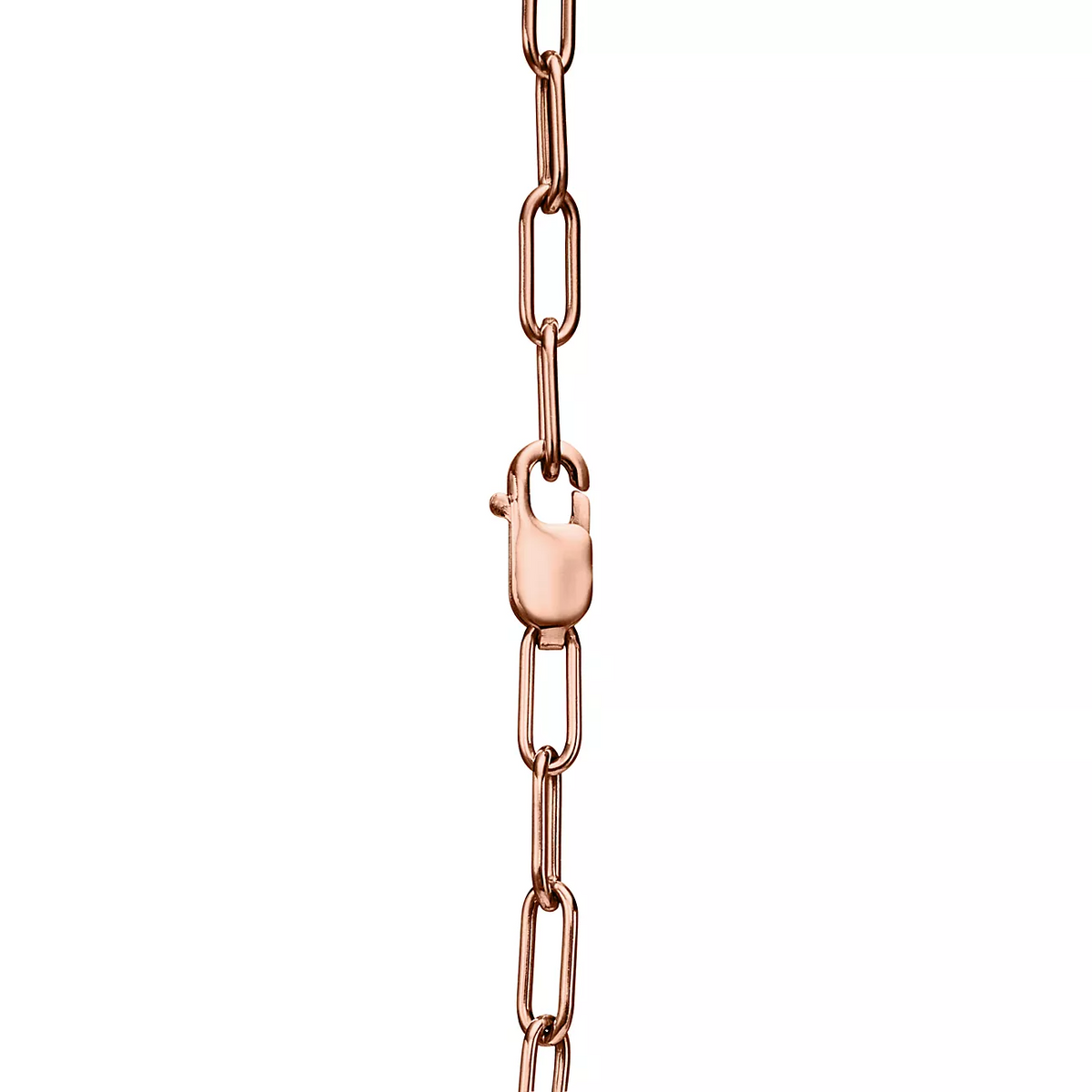 [Marins]LOCK SMALL PENDANT PINK DIAMOND PINK GOLD NECKLACE