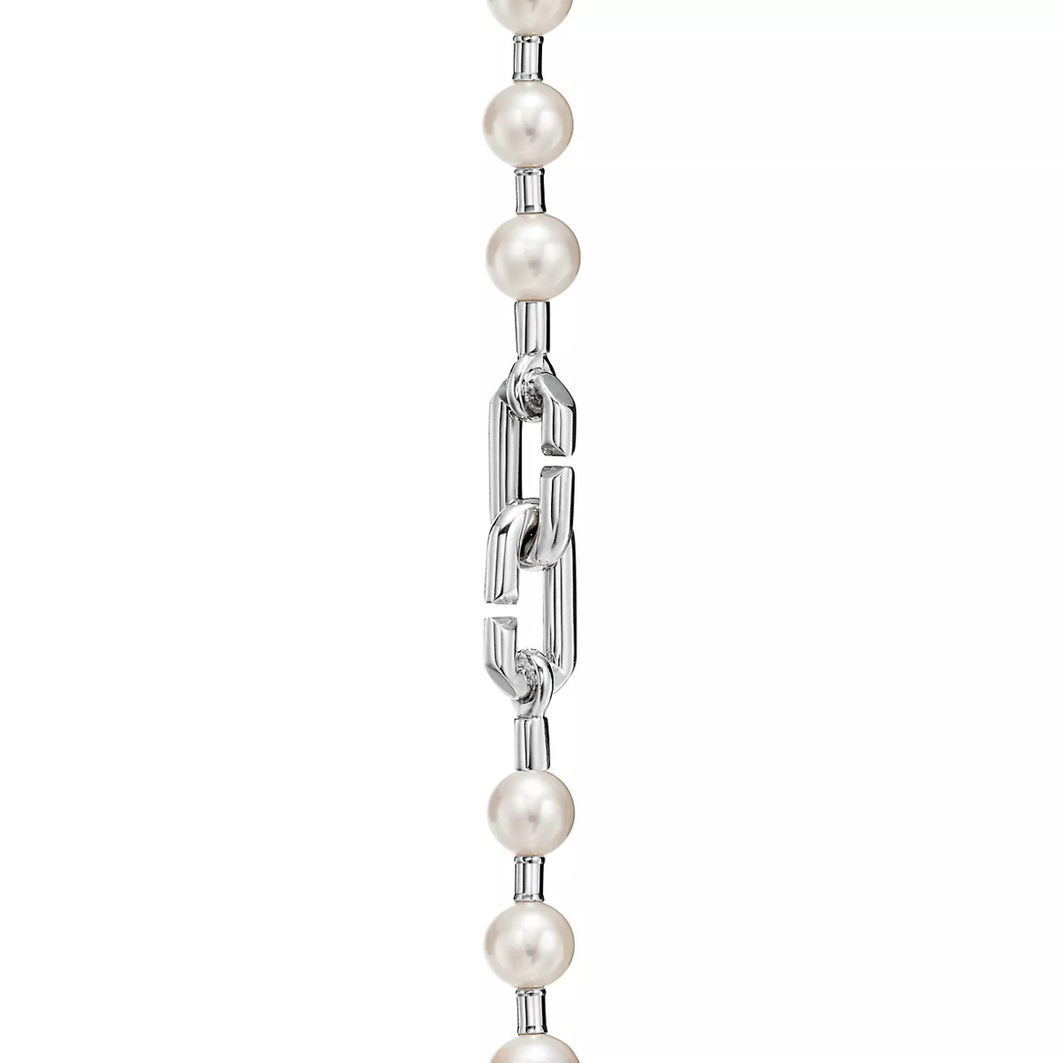 [Marins]PEARL LOCK SILVER BRACELET