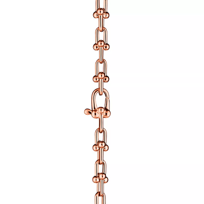 [Marins]HARDWEAR MICRO LINK 44 MOTIF PINK GOLD BRACELET