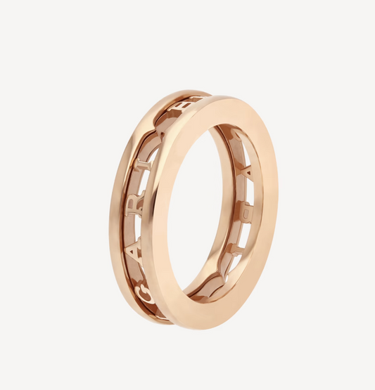 [Marins]ZERO 1 ONE-BAND WITH OPENWORK LOGO SPIRAL RING