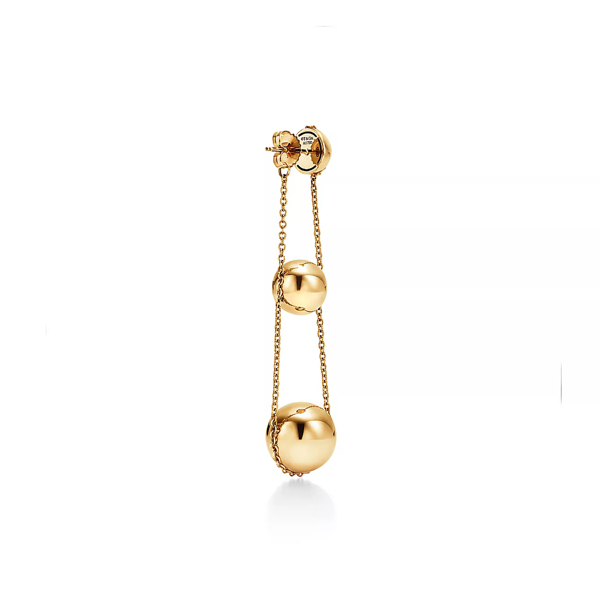 [Marins]TRIPLE DROP GOLD EARRINGS