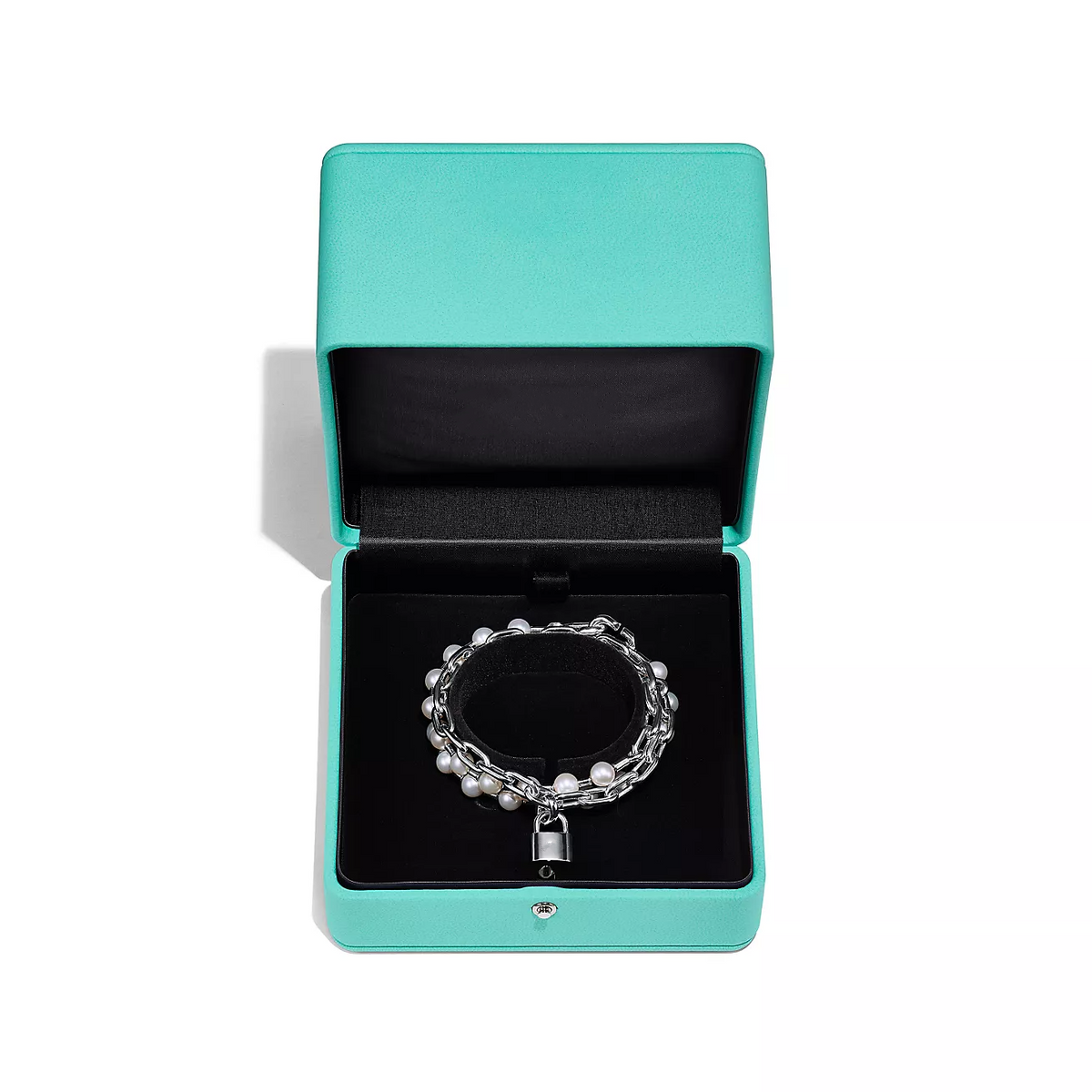 [Marins]PEARL LOCK SILVER BRACELET