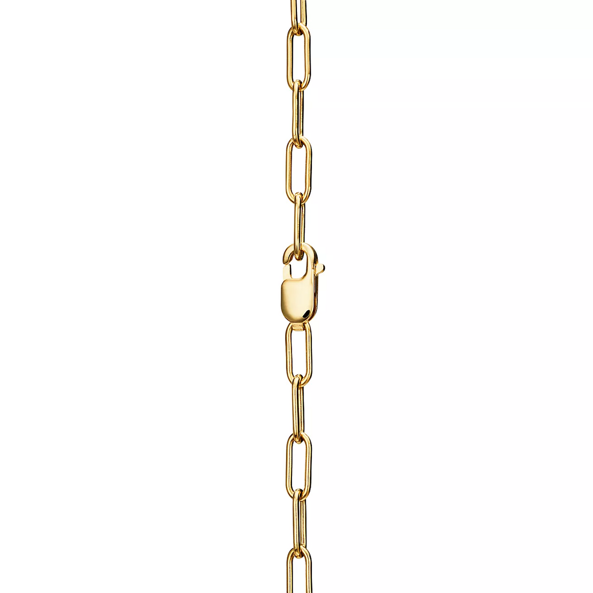 [Marins]LOCK NECKLACE MEDIUM PENDANT GOLD PAVED DIAMONDS