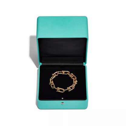 [Marins]HARDWEAR LARGE LINK GOLD DIAMOND BRACELET