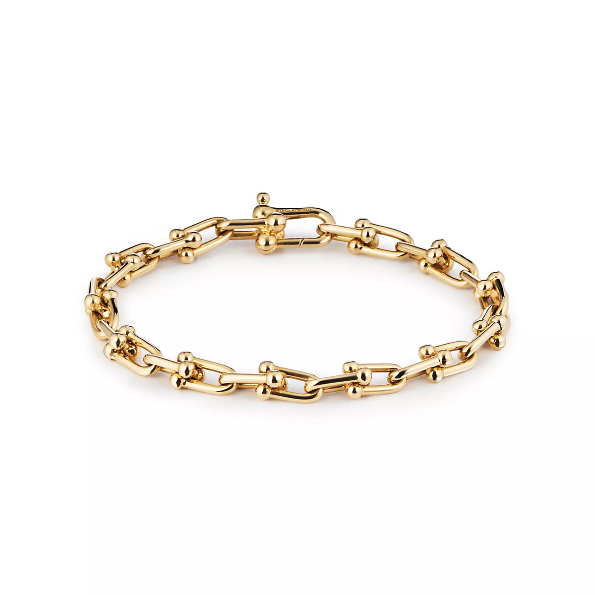[Marins]HARDWEAR SMALL LINK 26 MOTIF GOLD BRACELET