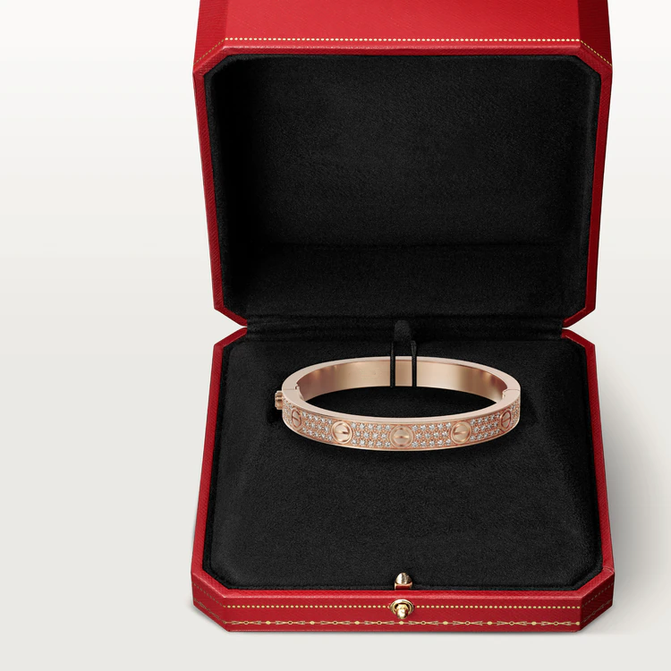 [Marins]LOVE BRACELET 6.1MM DIAMOND-PAVED