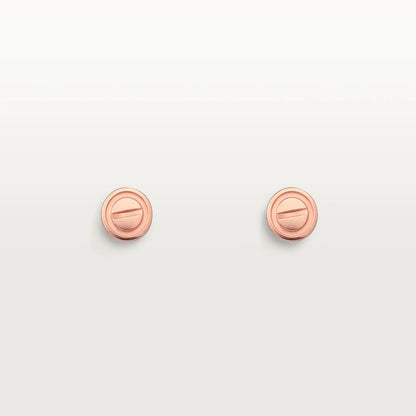 [Marins]LOVE EARRINGS PINK GOLD 10MM